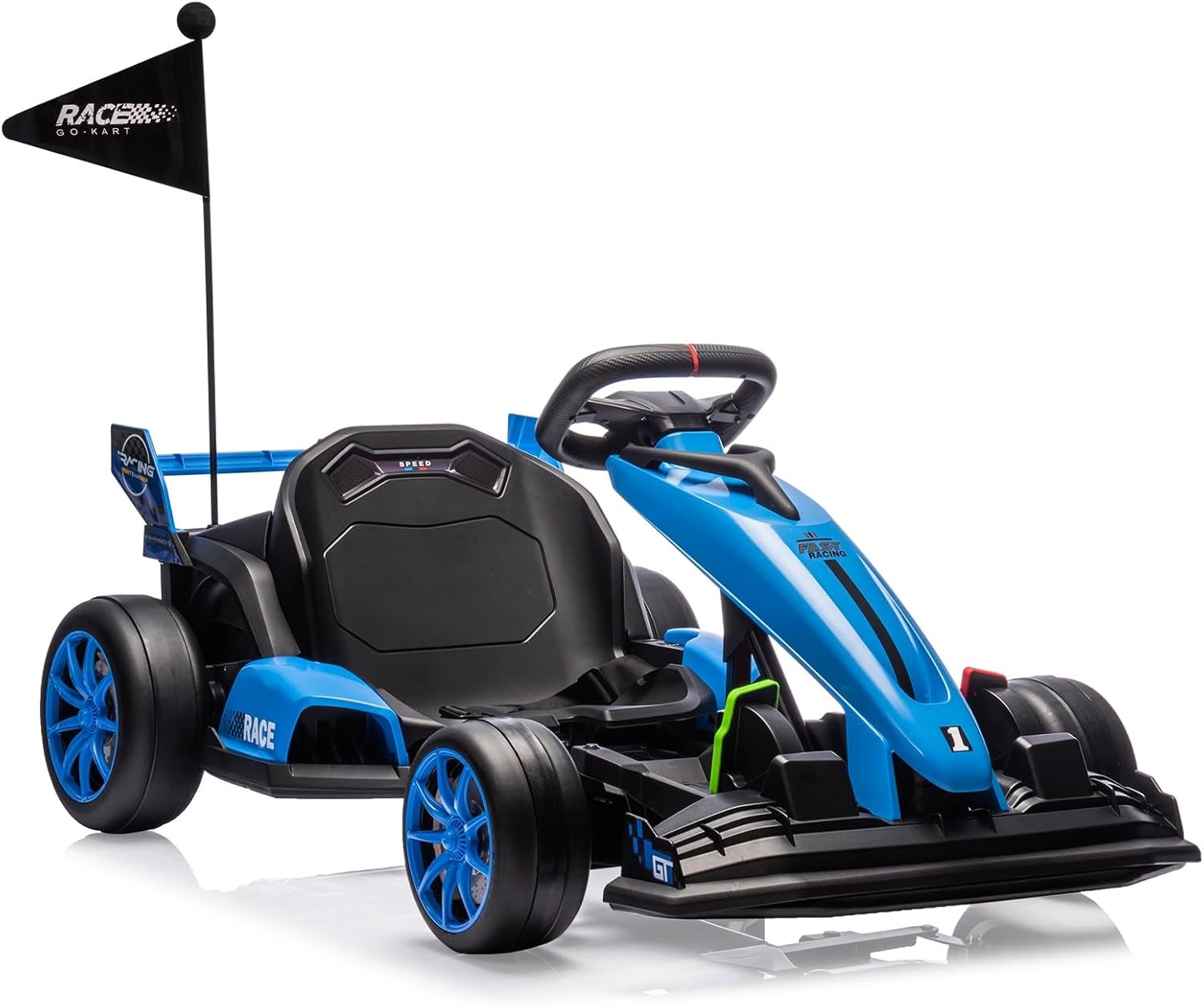 GARVEE Electric Go Kart for Kids 6–12, 24V 7AH, Dual 200W Motors, Drift Tires