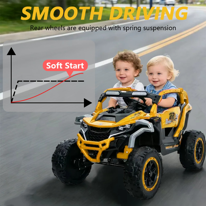 12V Kids Electric Car Ride On UTV Toy w/Remote Power Wheels Truck for Boys Girls