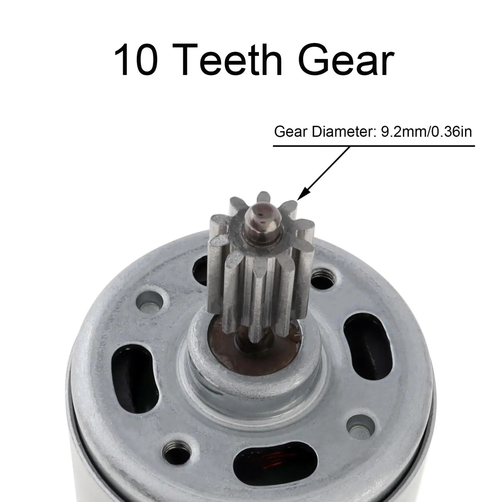 RS550 / 555 10 Teeth 6V/12V/24V DC Motor 12000-40000 RPM Kids Ride on Toys Car M