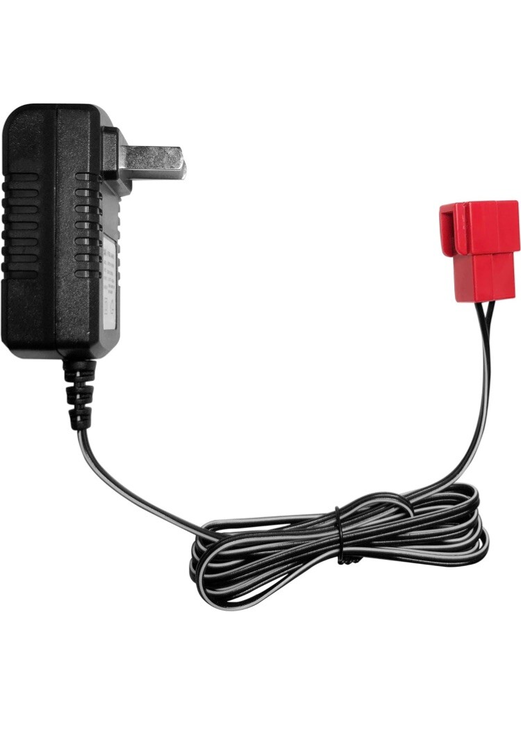 6V 1A Battery Charger KId TRAX Toys Red Square Plug Type B Connector BMW X6