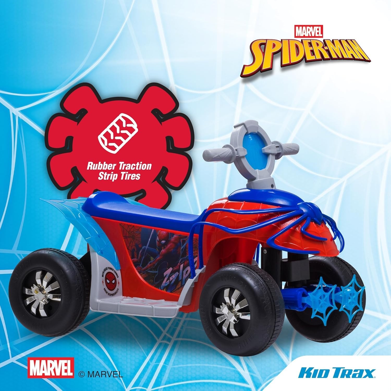 Spider-Man Toddler Quad Ride-On, Ages 18-30