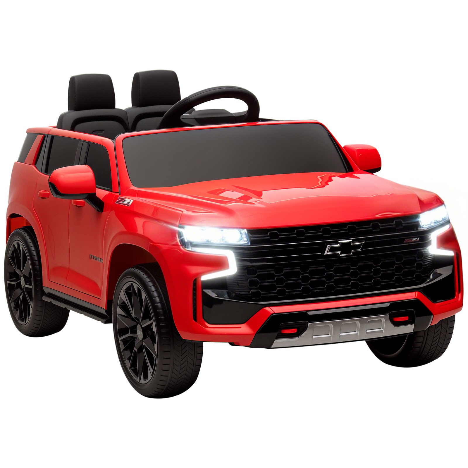Licensed Chevrolet Electric Ride On Car, 12V 7AH Battery Power Ride On Toy Red