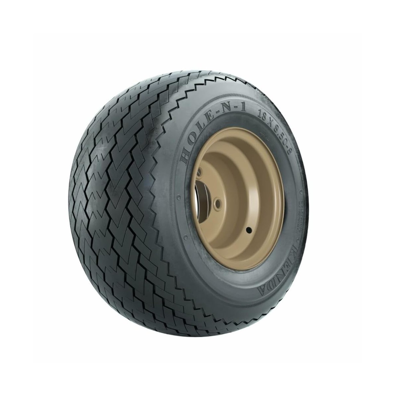 GTW 8 Inch Golf Cart Wheels and Tires Combo | GTW Stone Steel Wheels on 18×8….