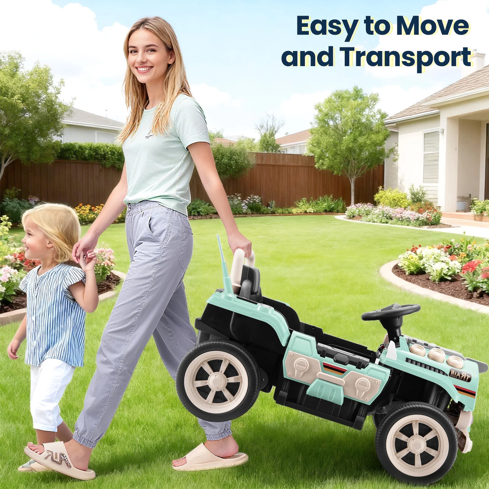 Ride on Train for Toddlers with Remote Control, Ride on Toys for Kids Ages 2-6,