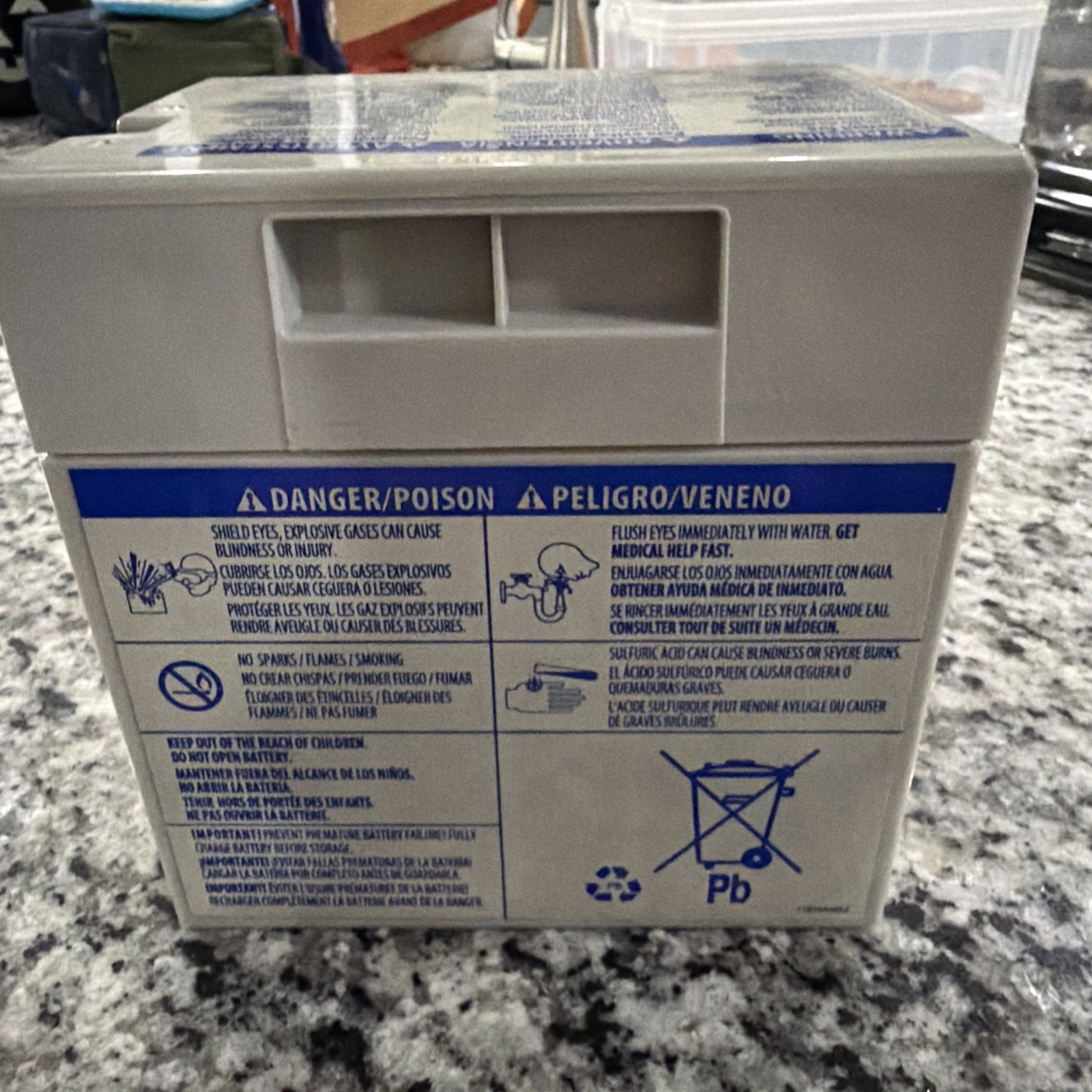 12-Volt 12-Ah Rechargeable Battery for Ride-On Preschool Vehicles – Backup Power