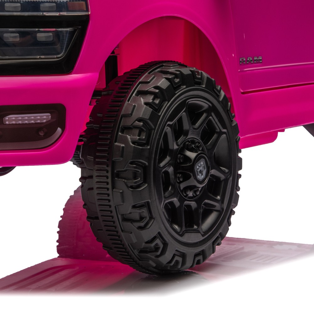 12V Kids Ride On Truck w/Remote Control,2WD & Rear Shock Suspension for Age 3-6