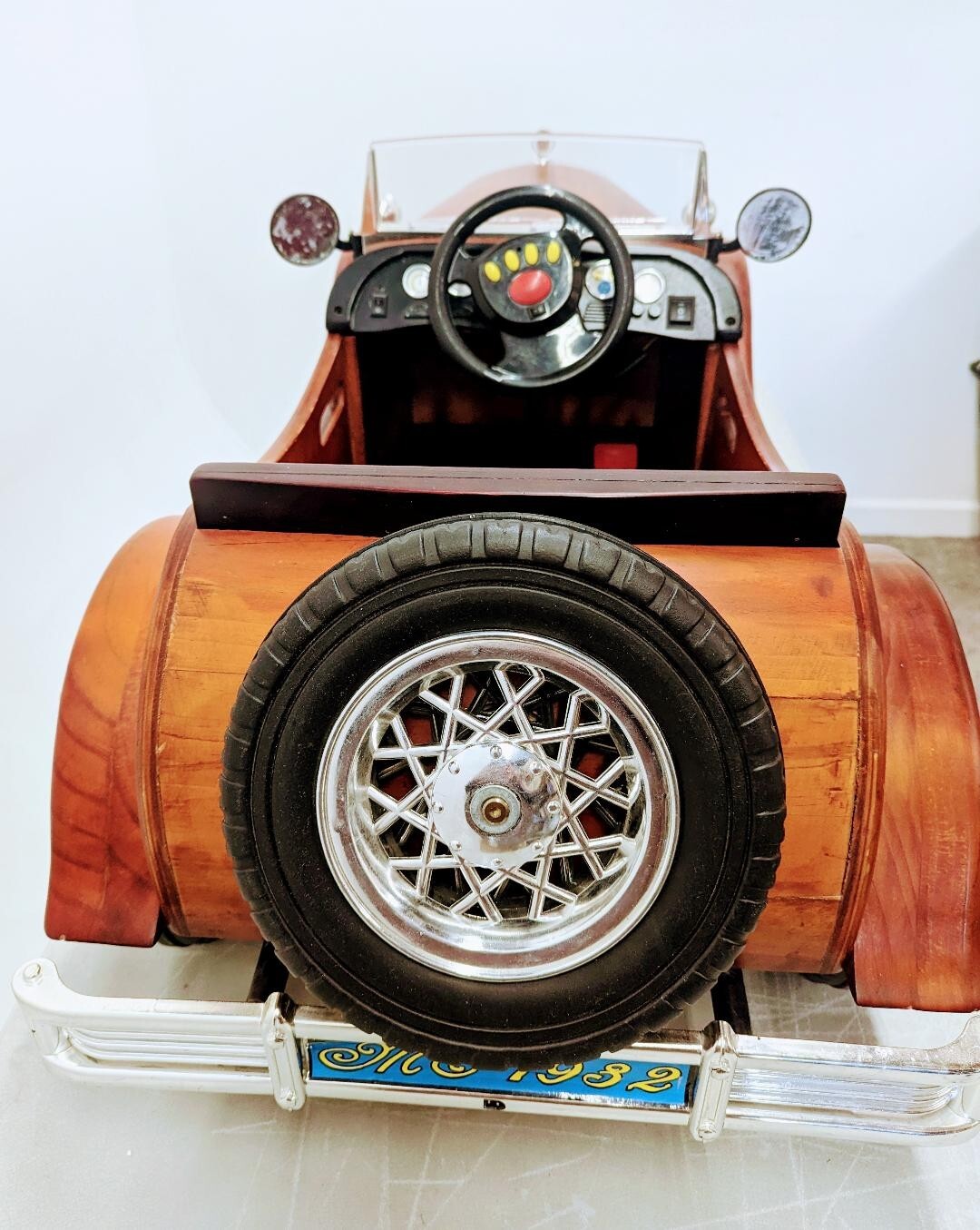 Wooden Electric Kids Car Very Rare Model 1932