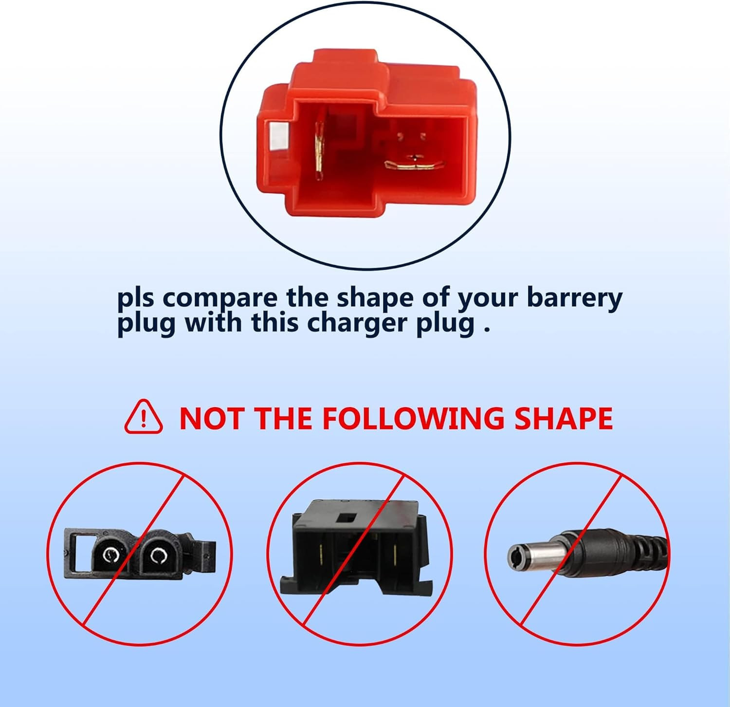 12 Volt Battery Charger for Ride on Toys, 14.4V 1000MA Battery Power Adapter for