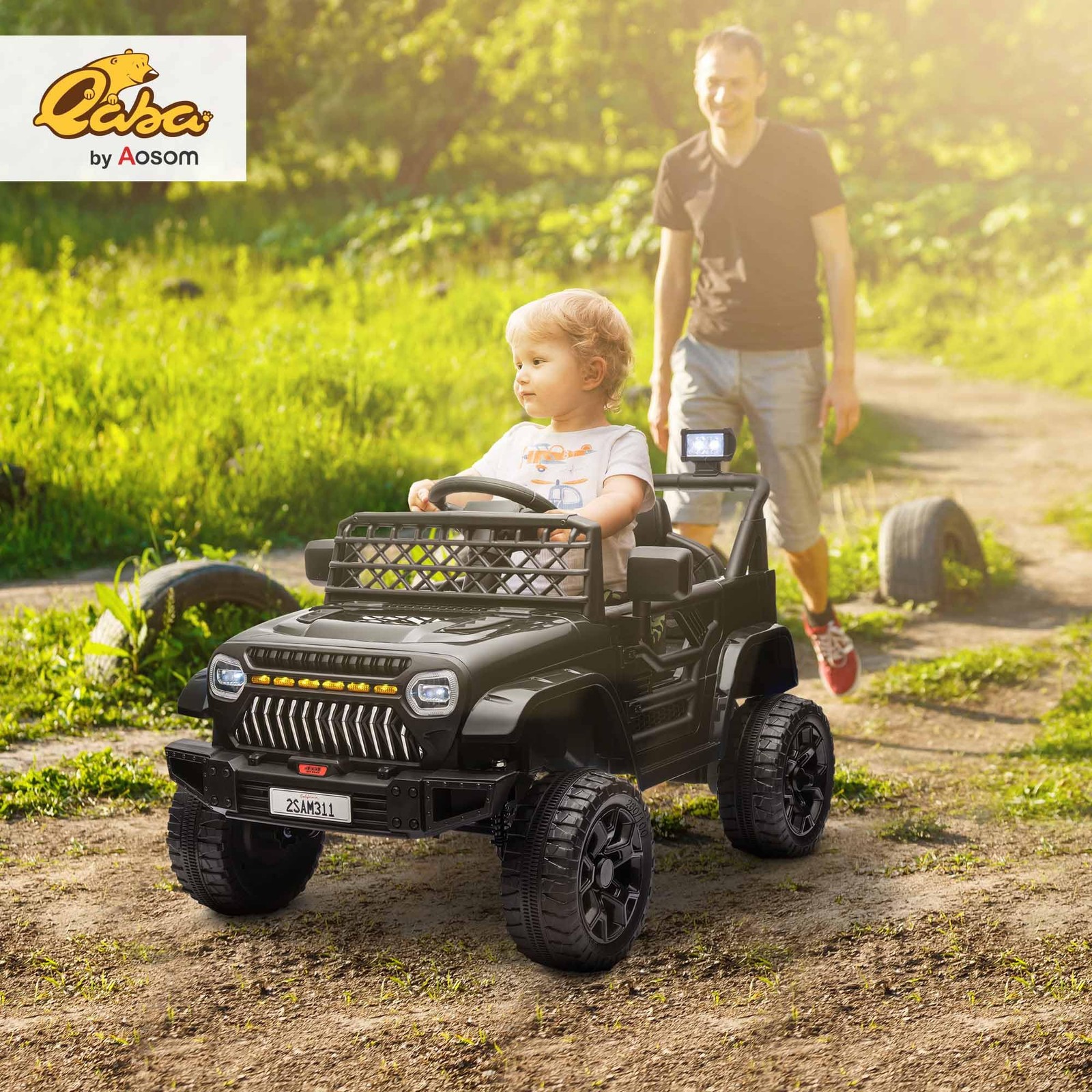 12V Camión Montable Electrico Para Niños De 3 4 5 6 Años Juguetes Carros Montar