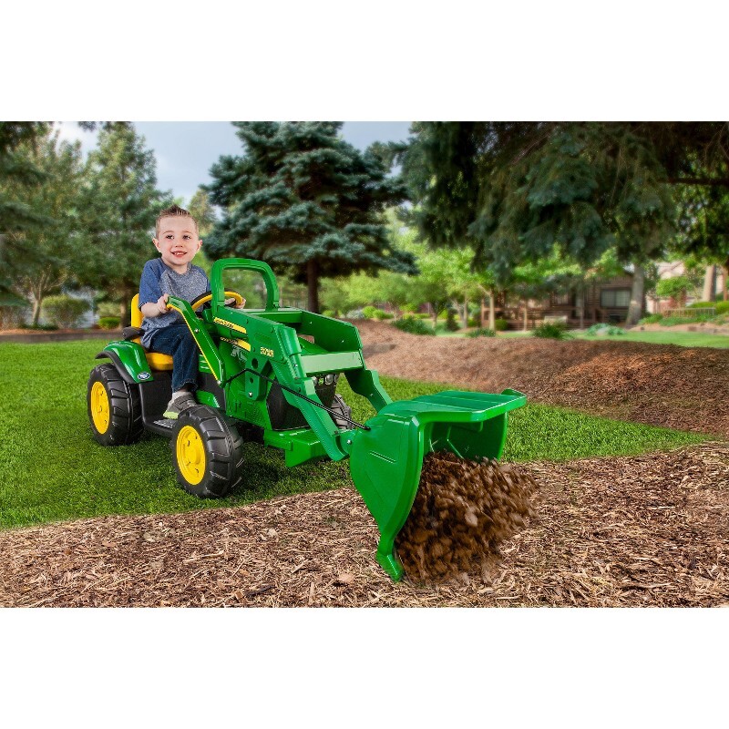 Peg Perego 12V John Deere Ground Loader Powered Ride-On