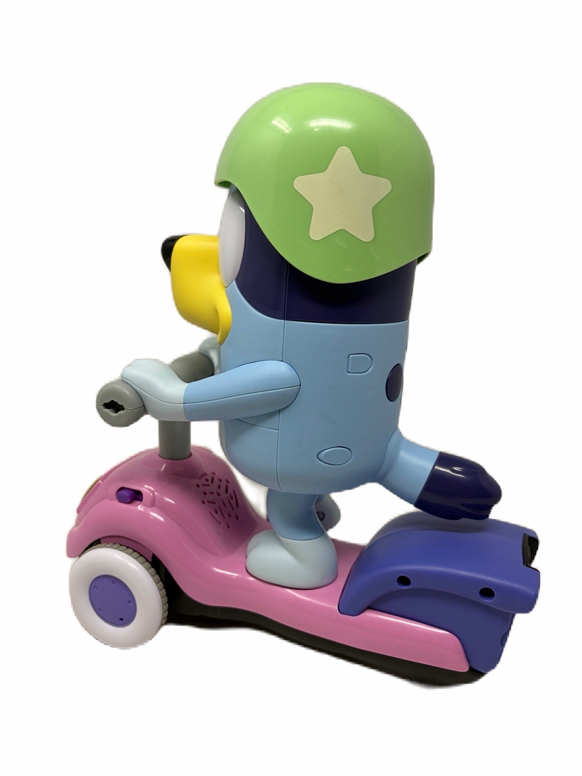 VTech SCOOTER TIME BLUEY DOG interactive toy w/ motion light sound games
