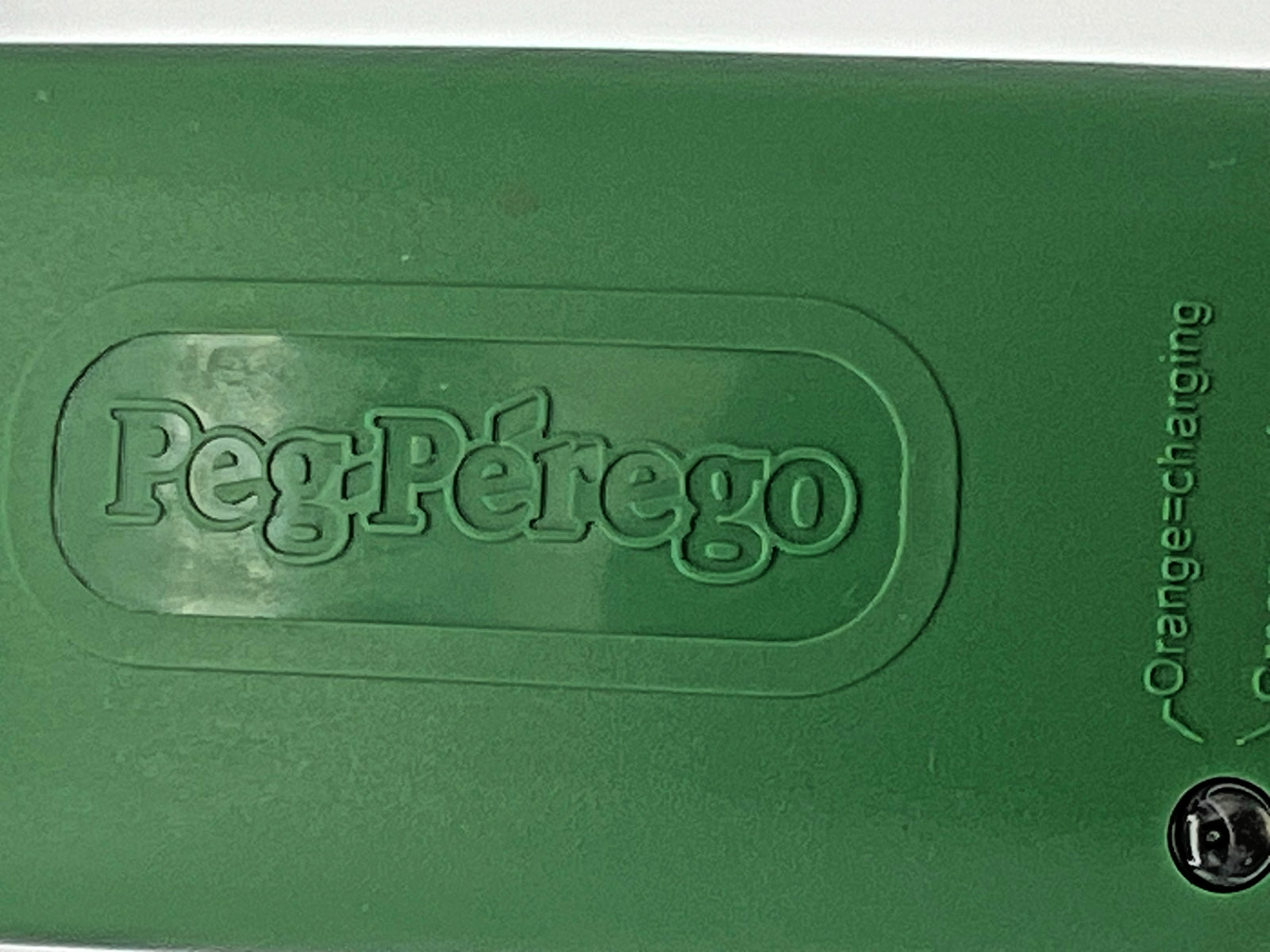 Peg Perego Original 6 Volt Green Charger