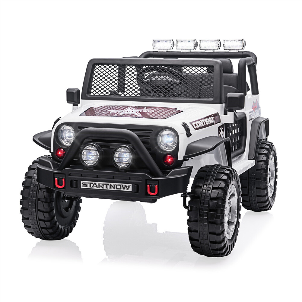 12V Electric Kids Ride On Car 2-Seater Vehicle Toy Truck Jeep w/Remote Control