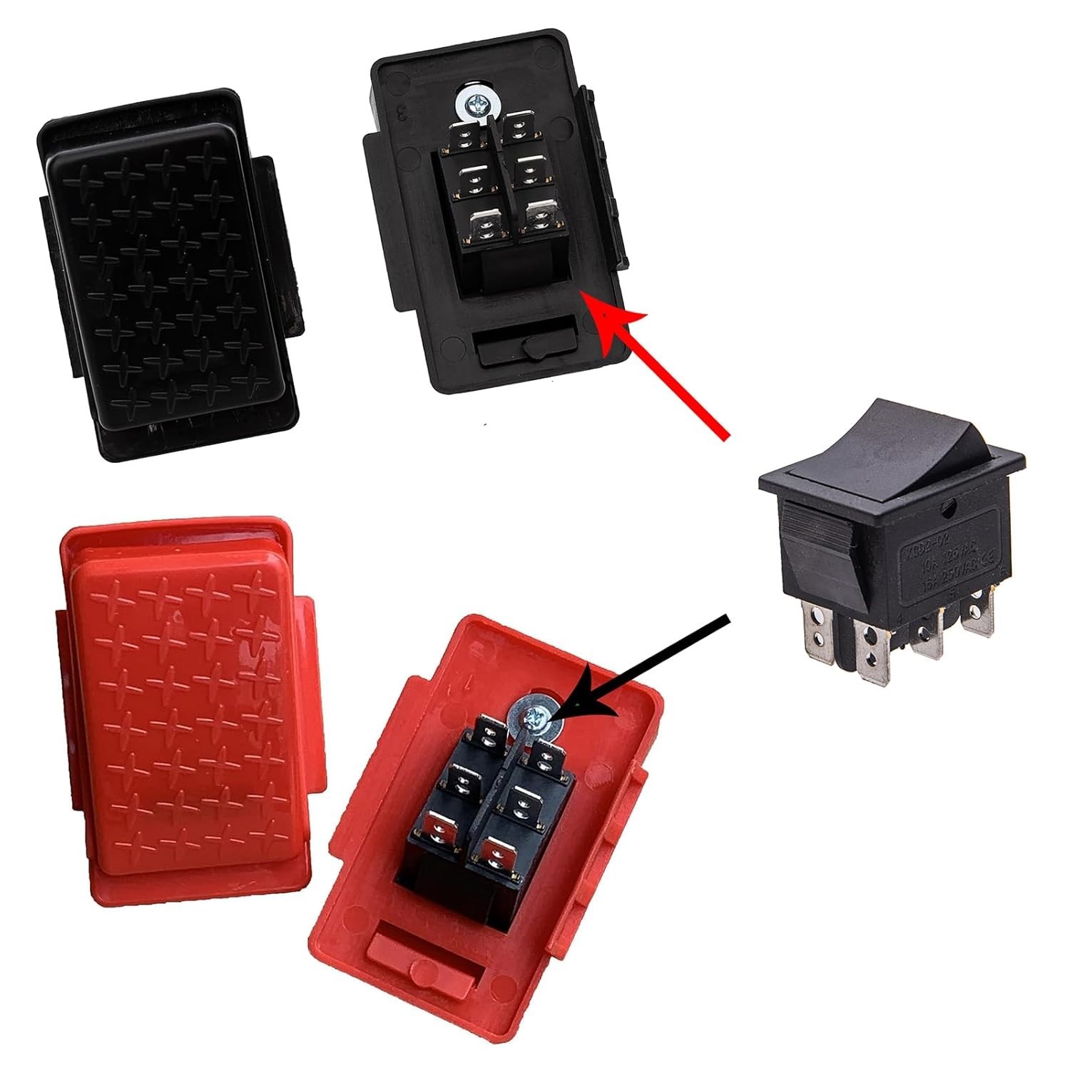 Replacement 10 Amp Accelerator Foot Pedal for Children’s Electric Cars – Black
