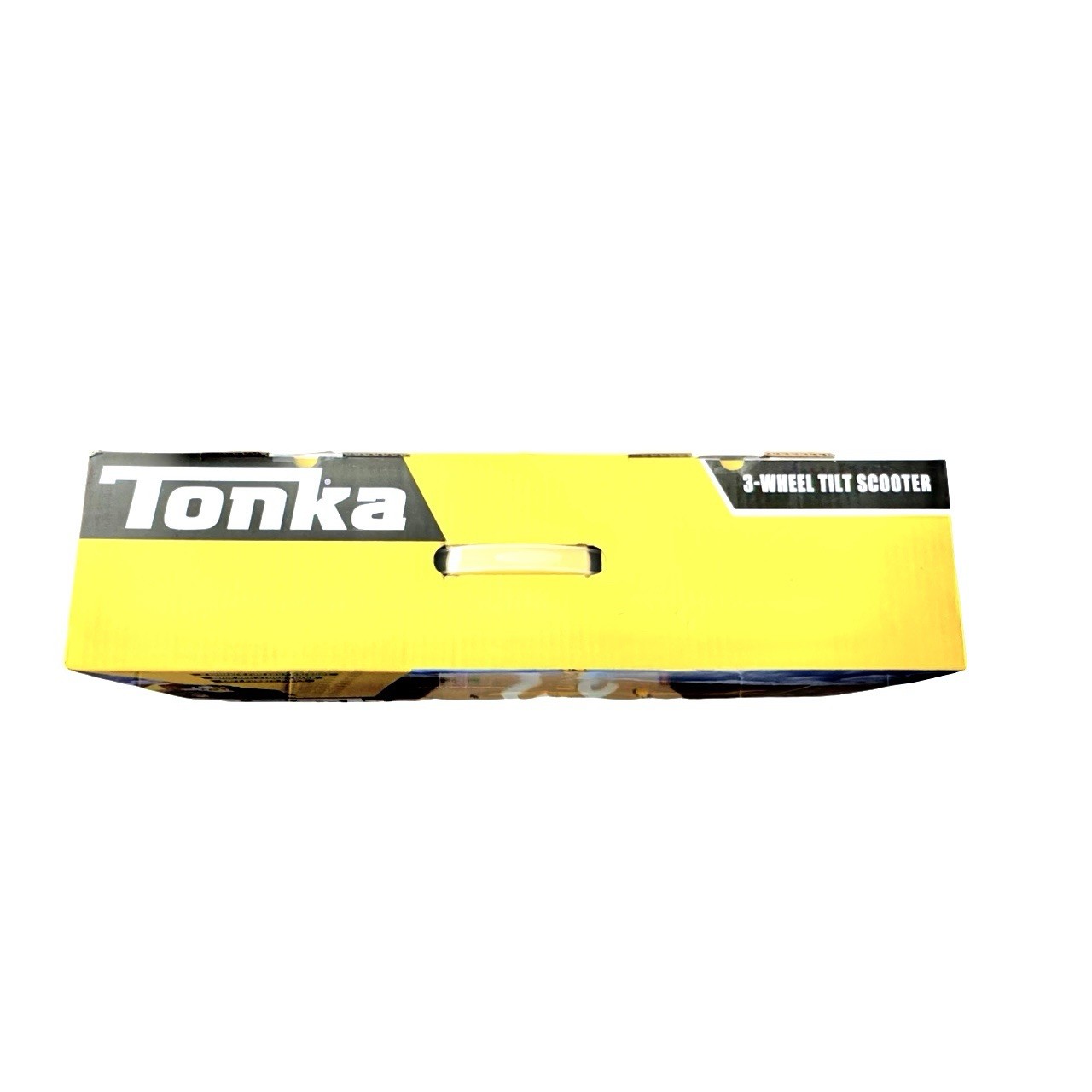 Tonka 3 Wheel Tilt N Turn Outdoor Scooter RARE Cars John Deer Yellow Age 3+ NIB