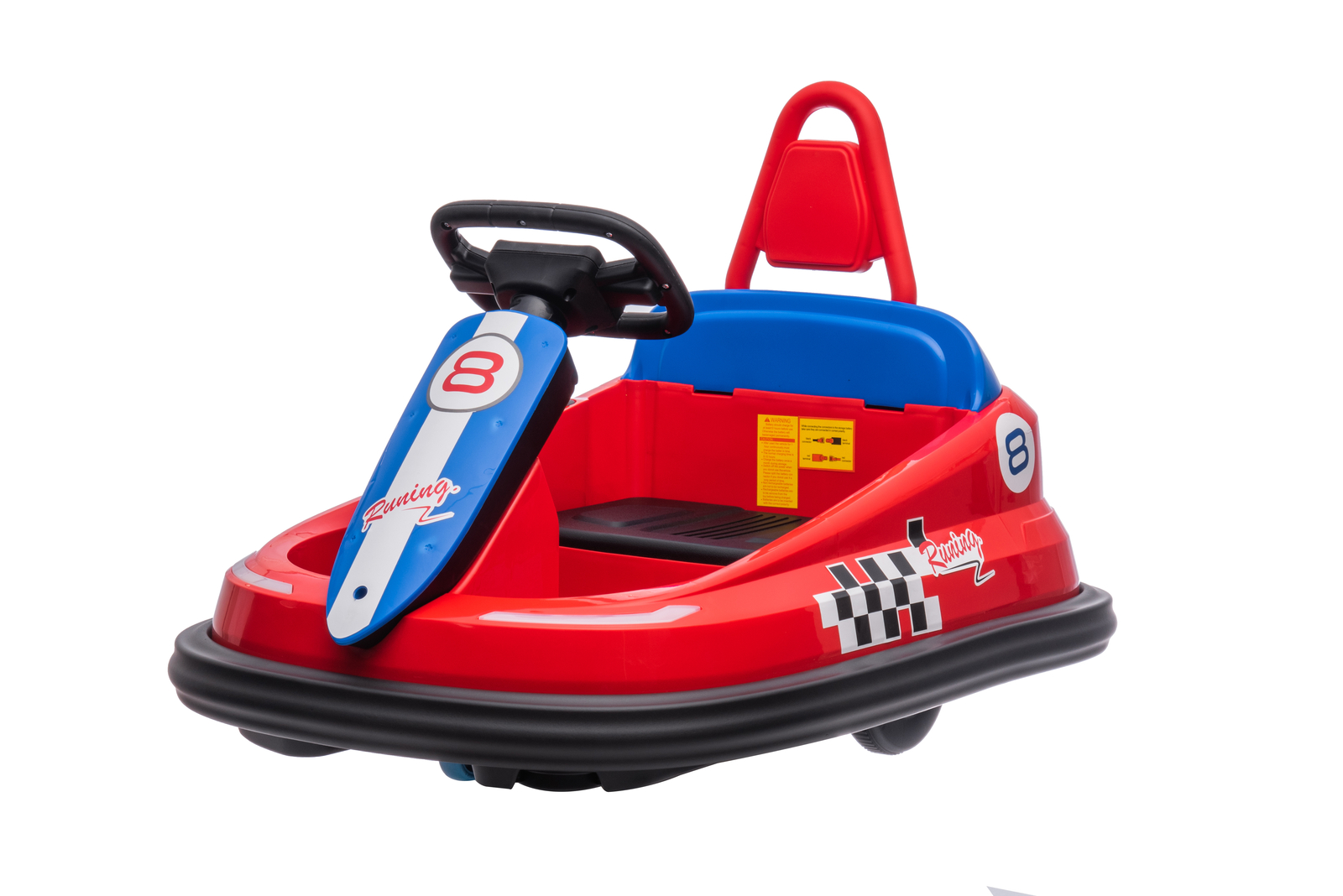 6V Kids Electric Ride On Toys 2 Mph Max Speed Steering Wheel 360 Degree Spin