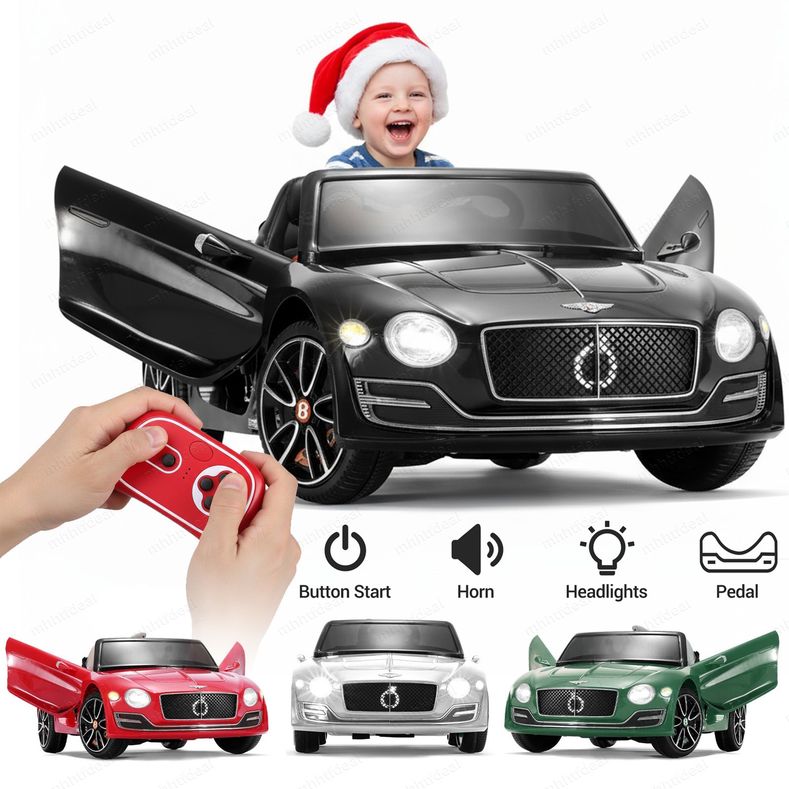 Licensed Bentley EXP12 12V Kids Electric Car Ride On Toys with Remote Control