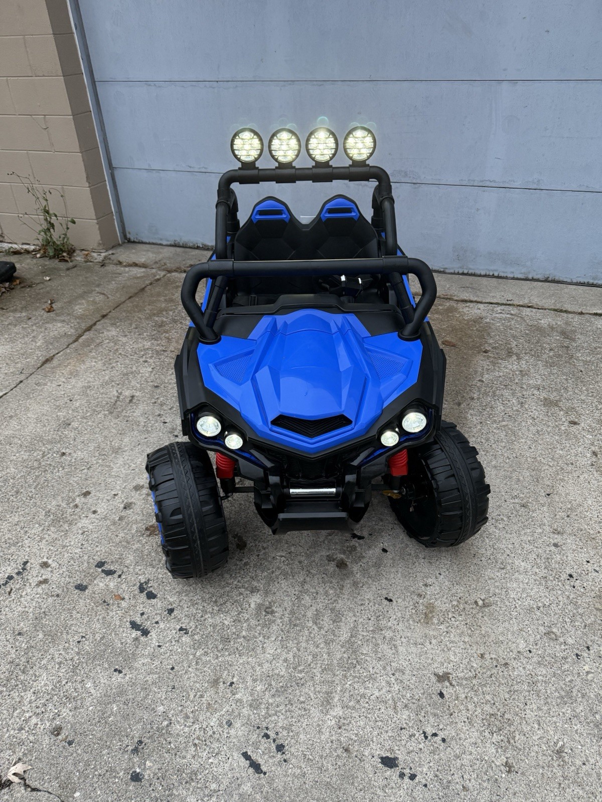 12V Kids UTV Rover Ride-On Car with LED Lights and Safety Belt