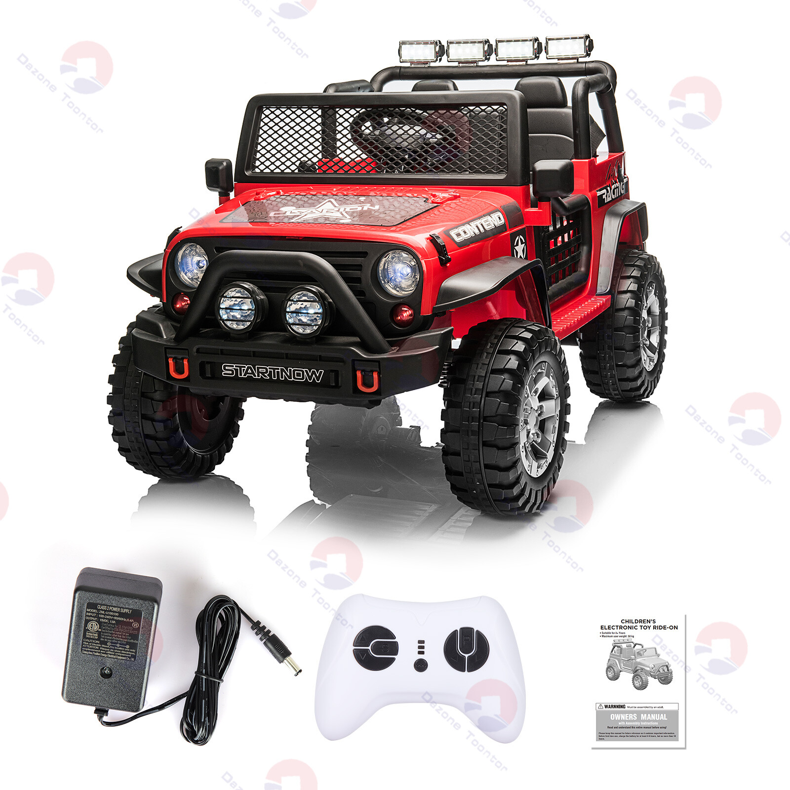 Kids Ride On Car Truck Jeep 12V 2-Seater Electric Vehicle Toy w/Remote Control