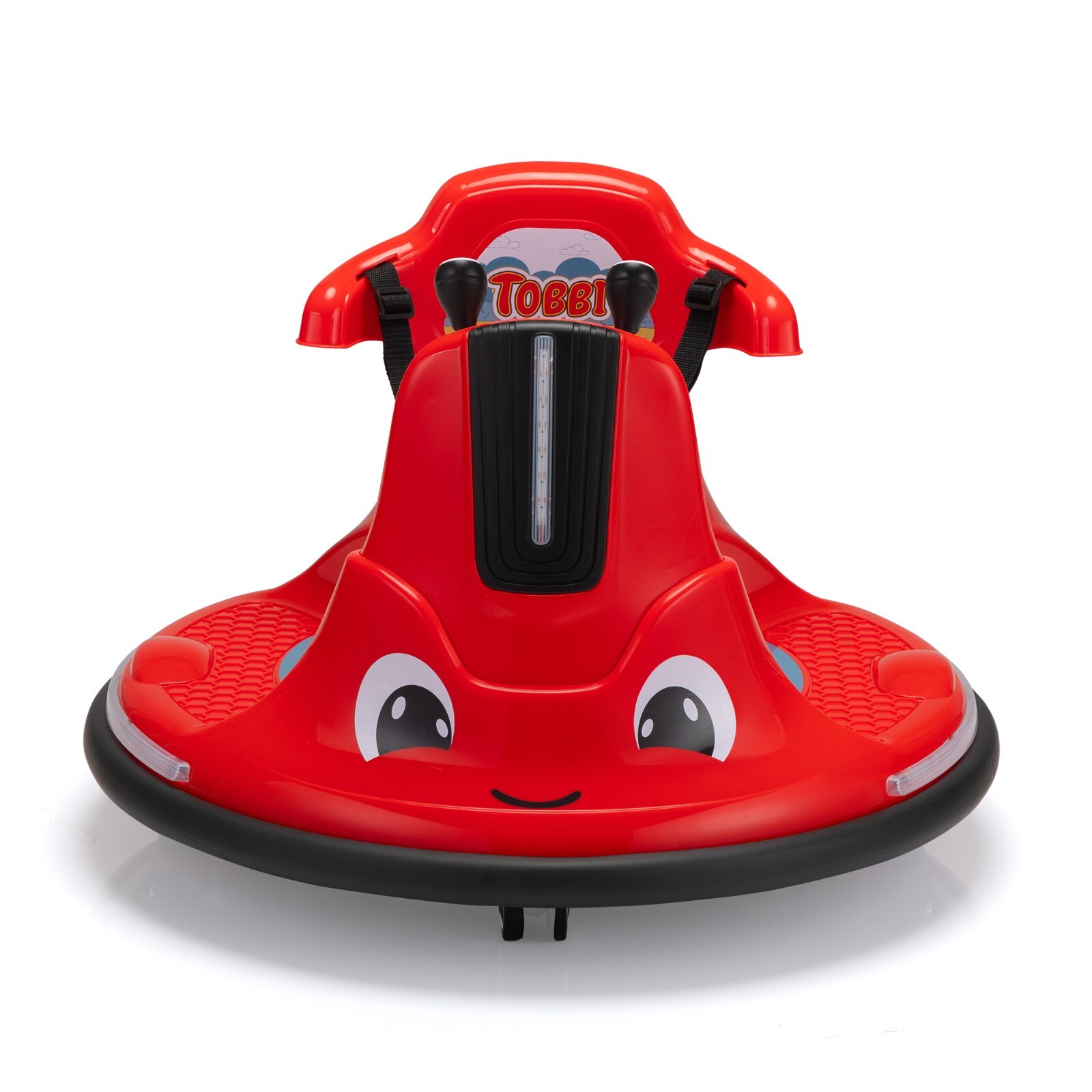 TOBBI 12V Kids Ride on Electric Bumper Snail Car w/ Remote Control for Toddlers