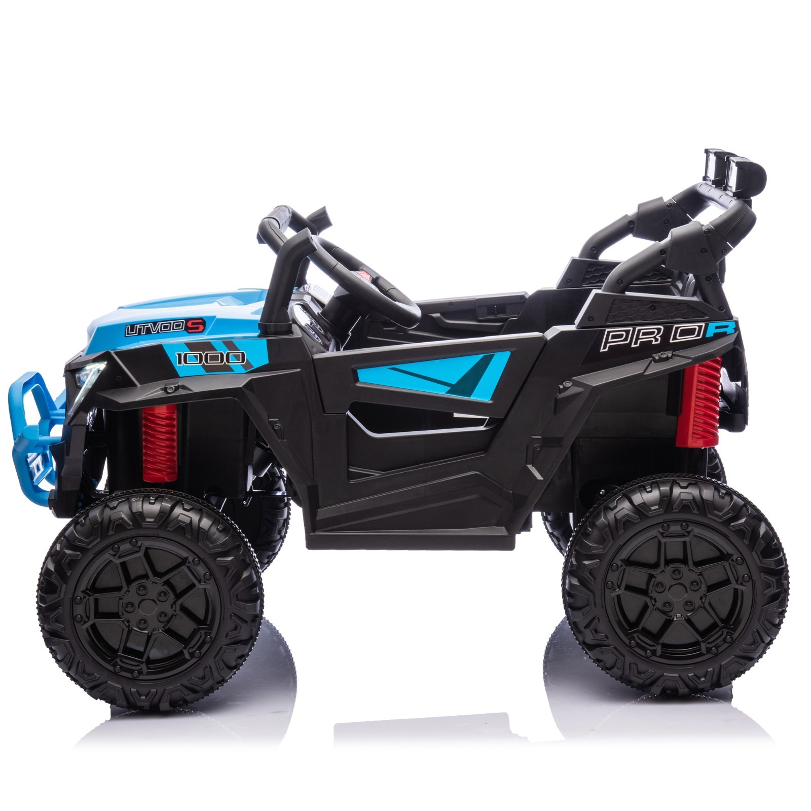 24V 400W Electric Ride on UTV Car Toys Power Wheels for Kids 3-5 W/ Remote, Blue