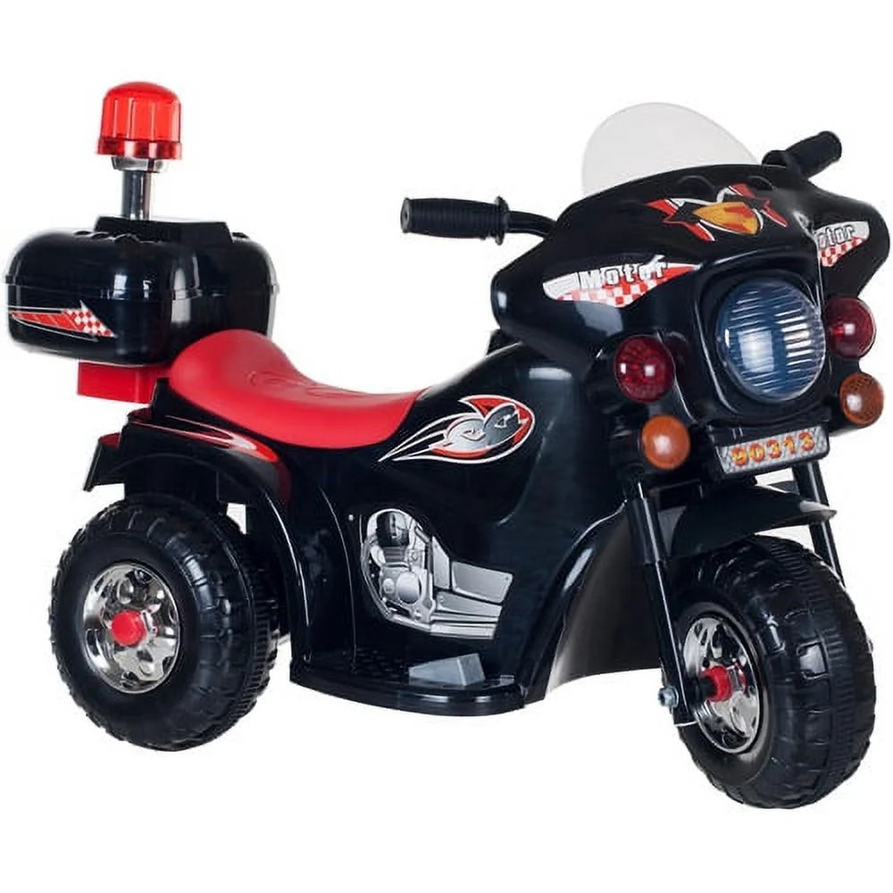 3-Wheel Battery-Powered Kids Motorcycle Ride-On Toy