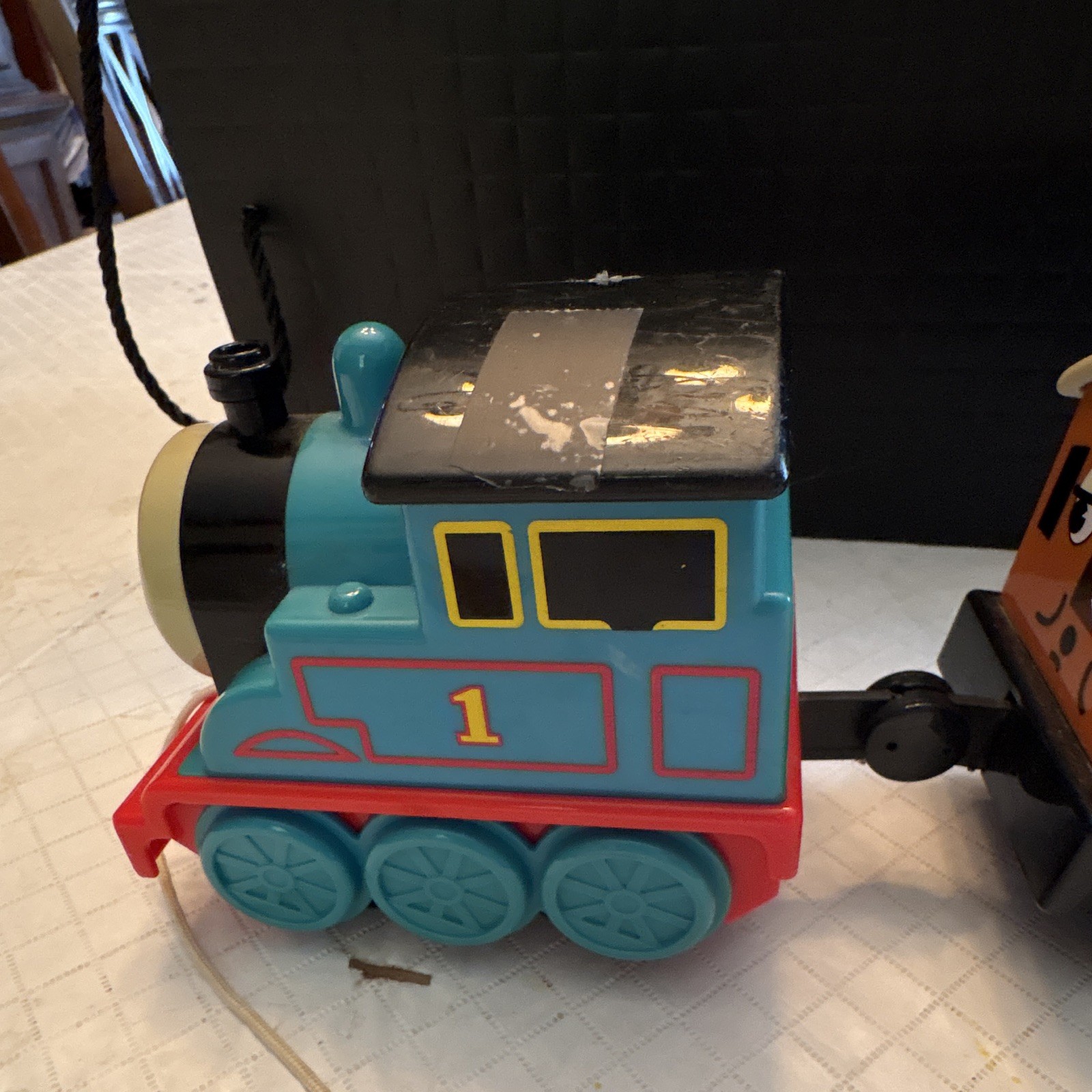 Tomy Thomas & Friends Battery Operated Ride-On Train with Annie & Clarabel Cars