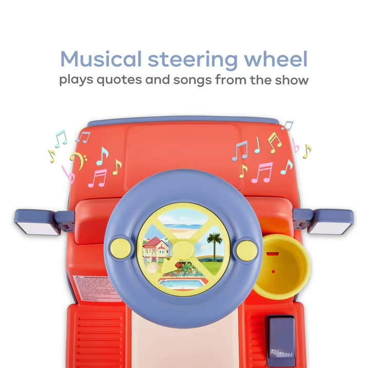 2-Pack Bluey 6V Ride On Car for Kids with Sound Effects & Music – USED