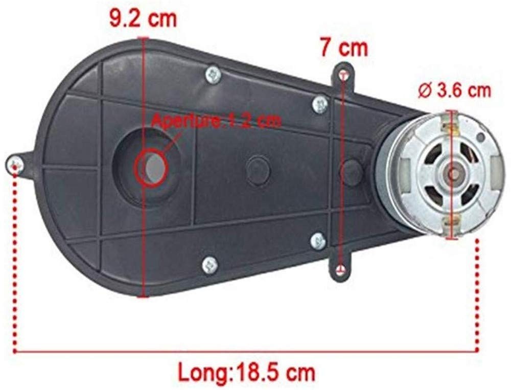24V DC High-Speed Motor 30000 RPM for Children’s Ride-On Cars – Easy Install