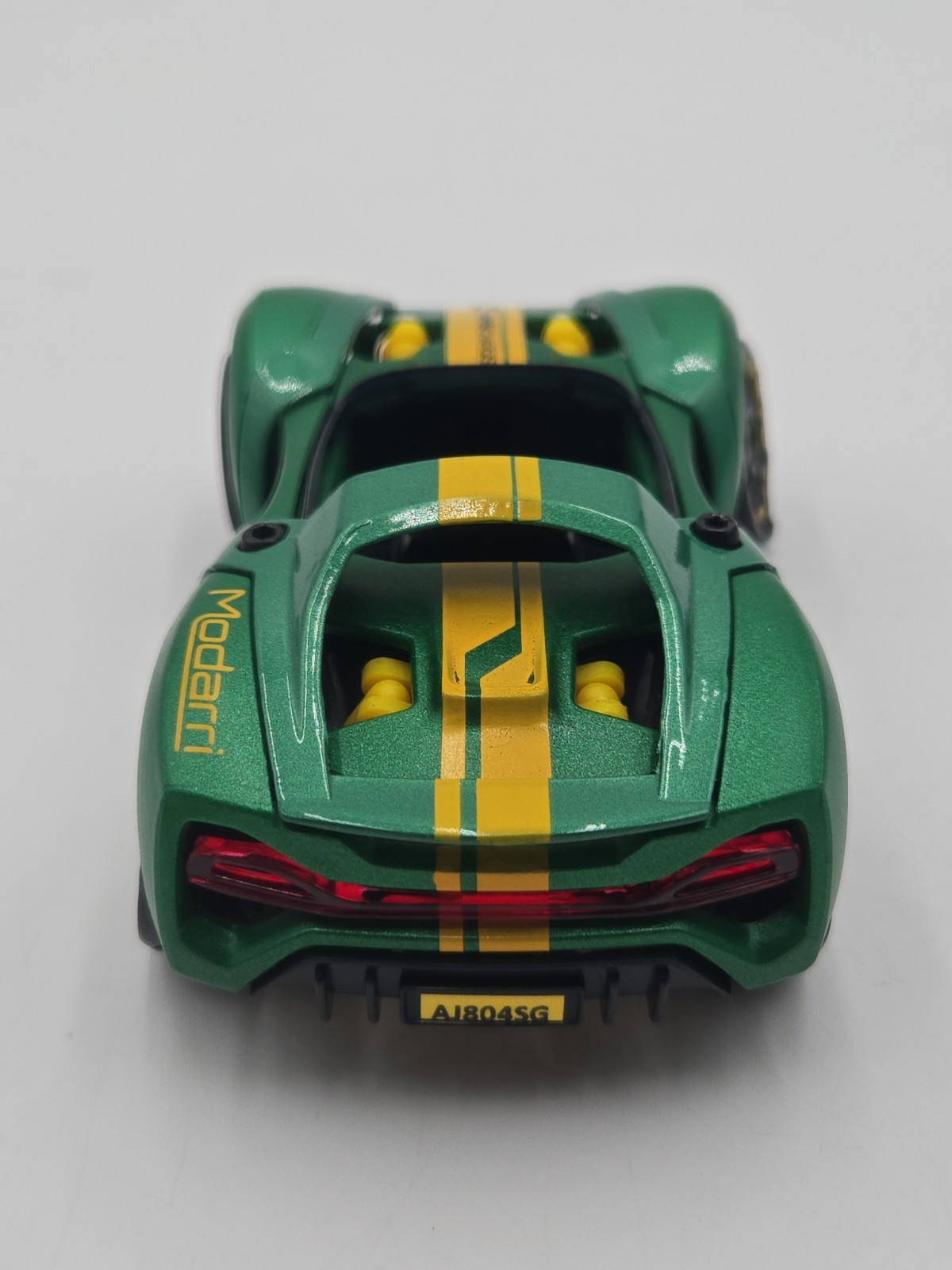 Modarri Green Supercharged Toy Car Modular Build Car Racing Vehicle Kids Toy