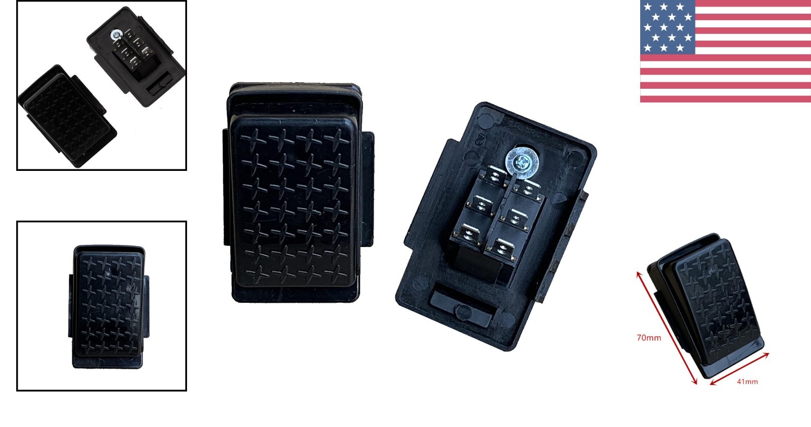 Children’s Electric Car 6-Pin Foot Pedal Switch – Safe and Durable Replacement