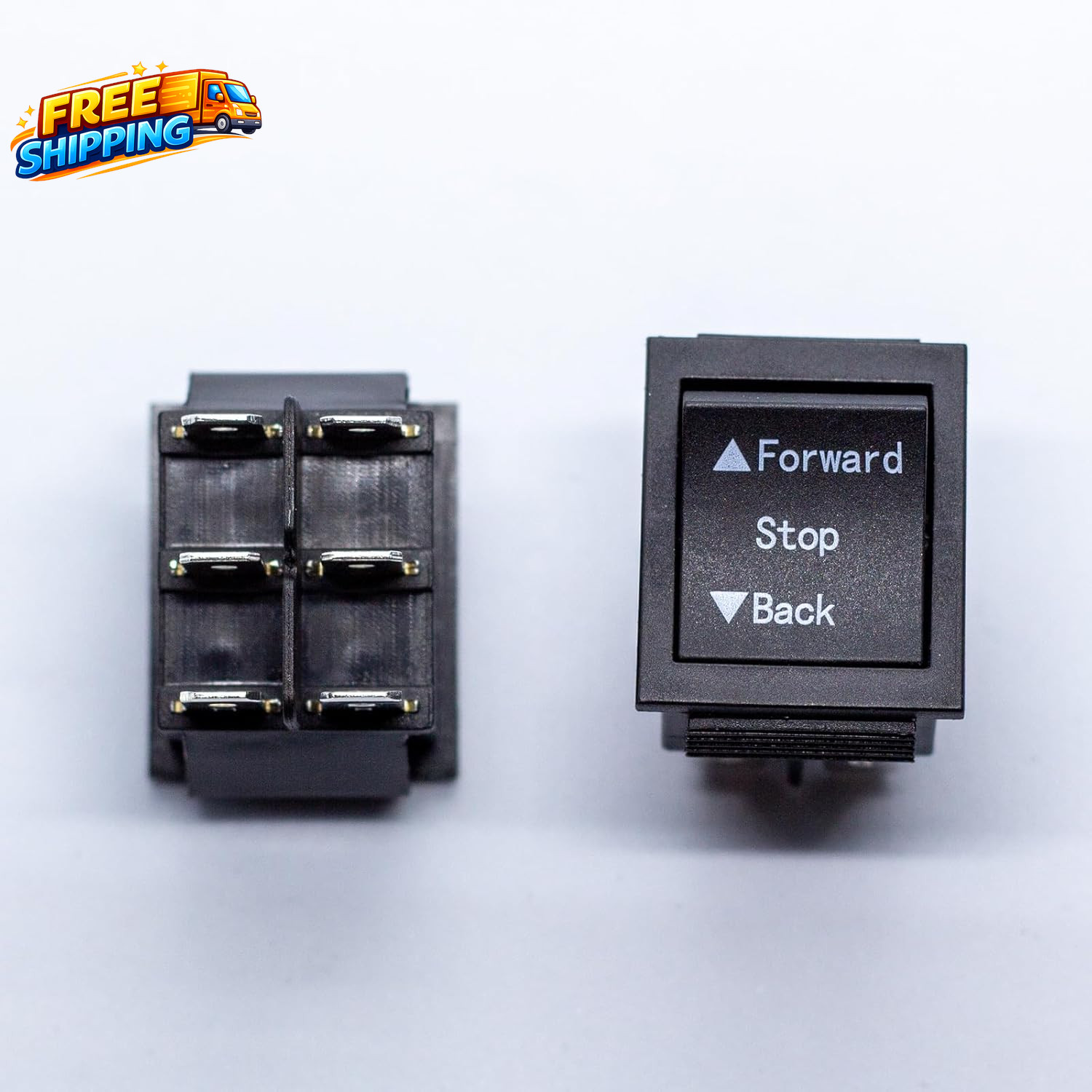 2 Pcs Universal 6V 12V 24V Forward Reverse Switch Compatible with Power Wheels