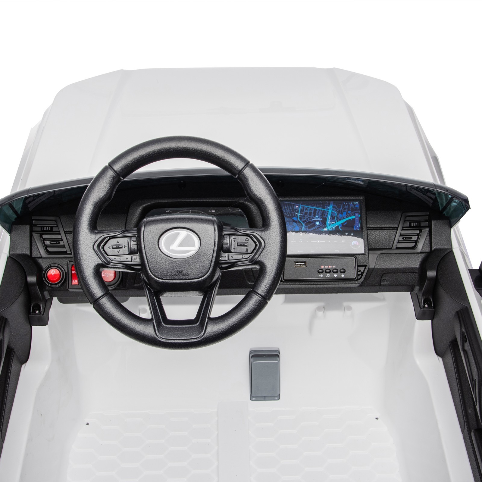 Lexus GX550 24V Kids Ride On Car 2-Seater Electric Truck Toy 3.73MPH with Remote