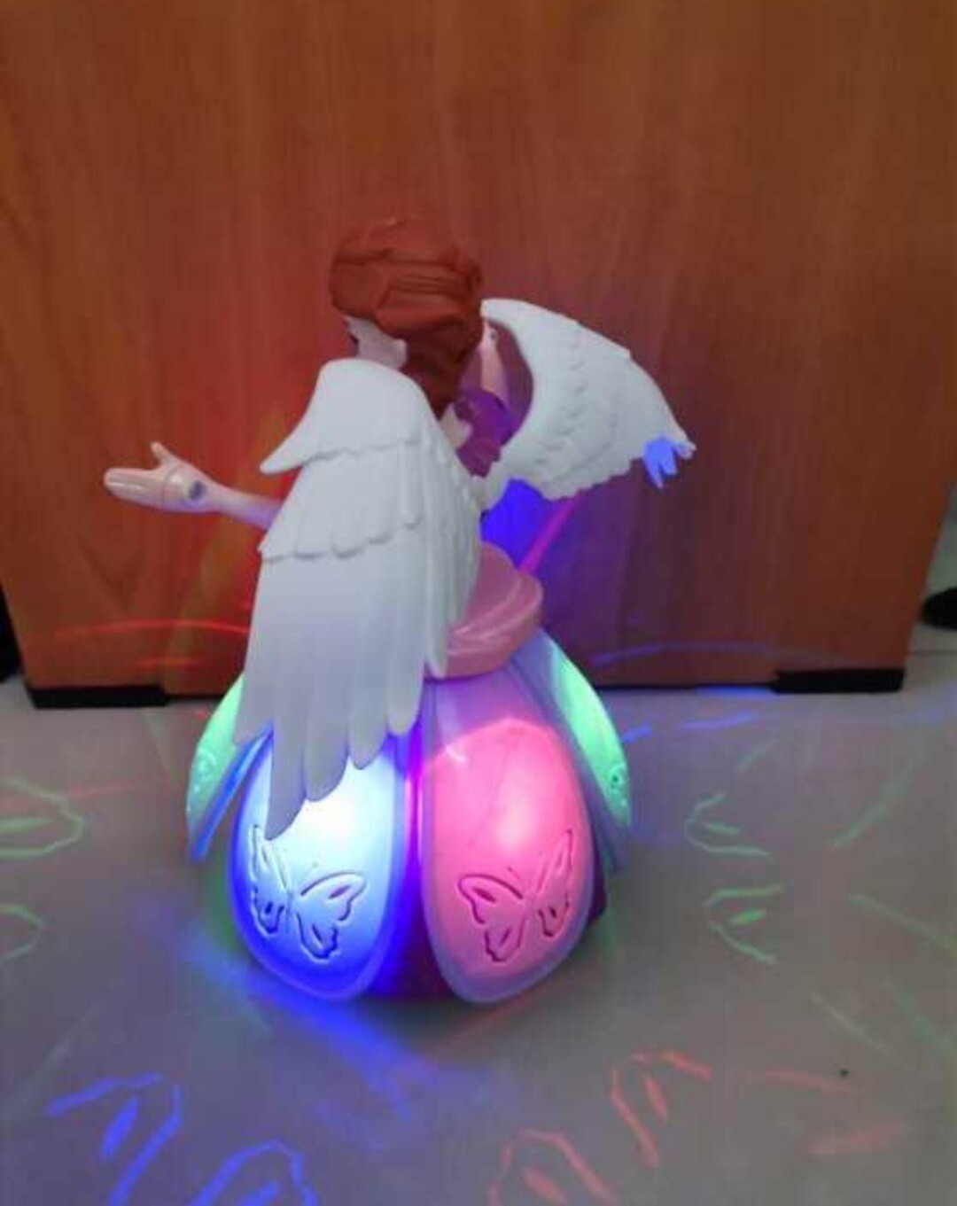 Dancing Angel Lighting Music Rotate Beautiful Doll Robot Toy Best Gift For Girls
