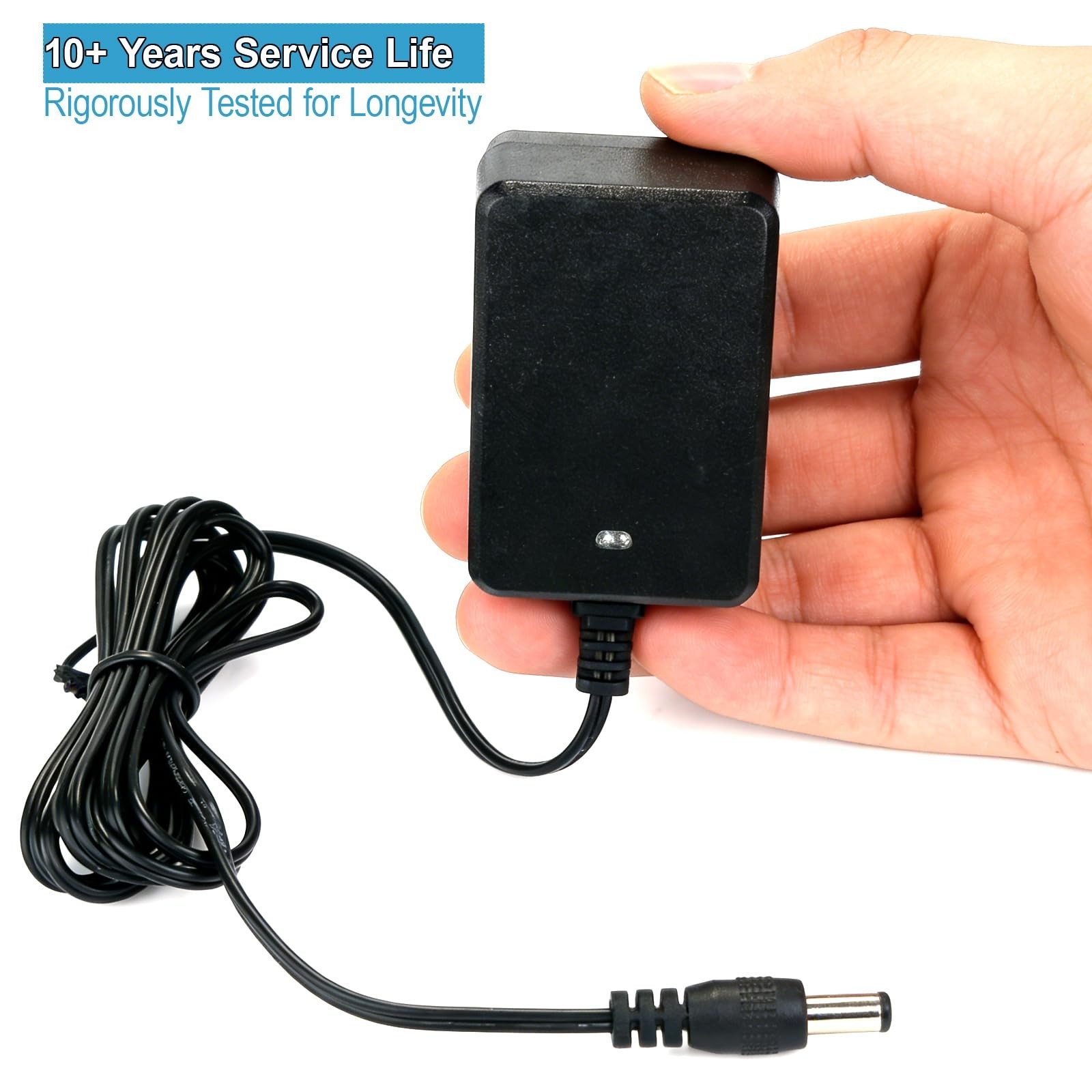 24V Charger for Kids Ride-On Cars, 70″ Long with Indicator Light, Universal Fit