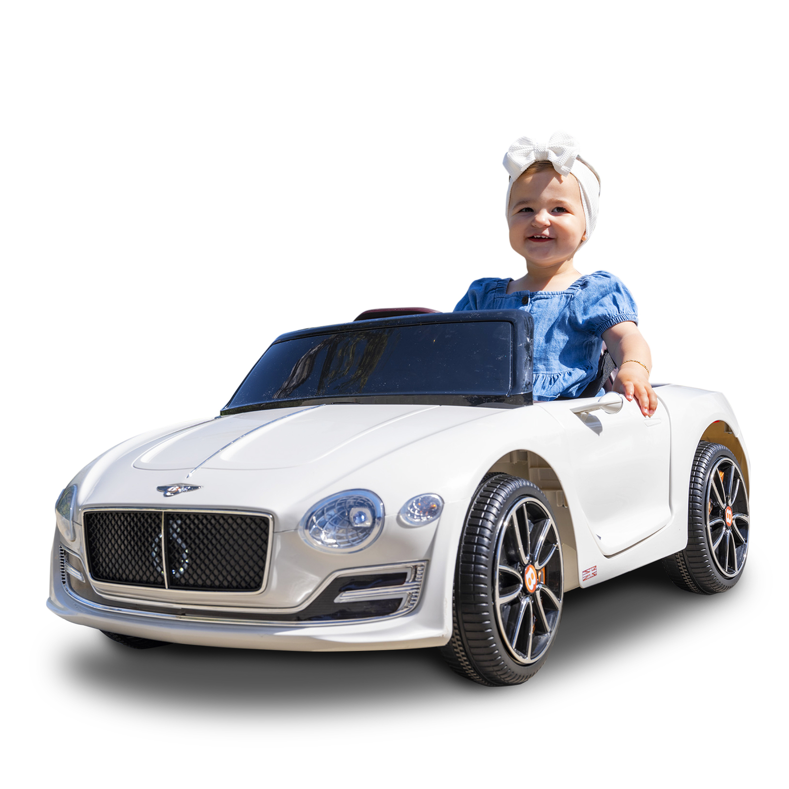 12v Ride on Toys Kids Electric Car With Remote LED MP3 Bentley EXP12 Style