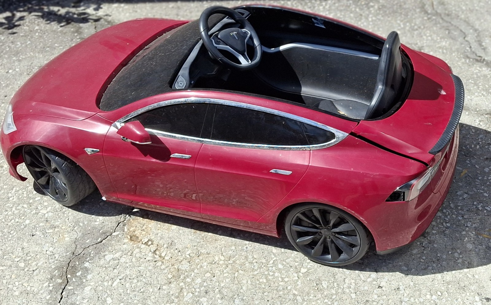Radio Flyer Tesla Model S Electric Car – Works – W/ Charger