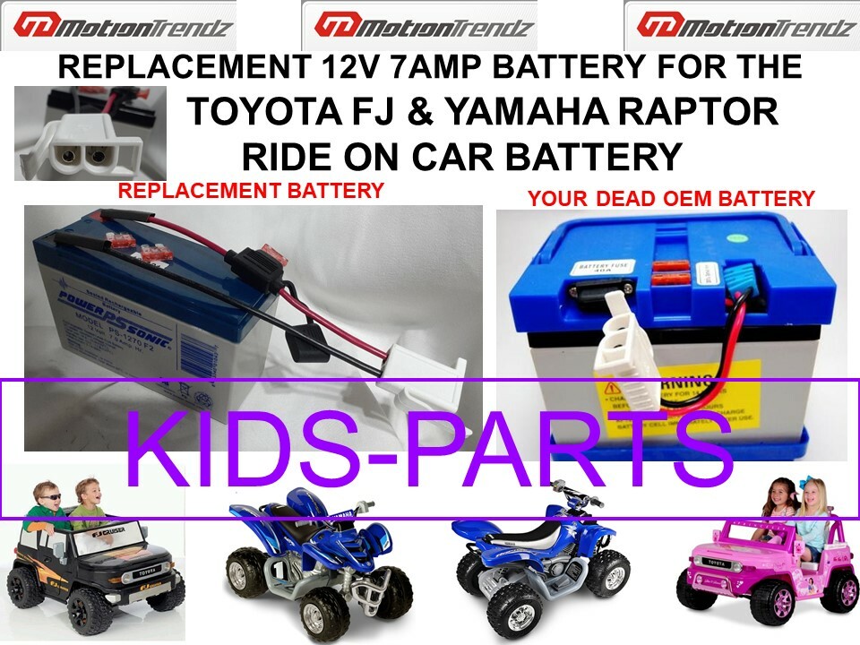 VERSION #1 ECONOMY DUMAR MEGA TREADZ Yamaha Raptor 700R 12V BATTERY