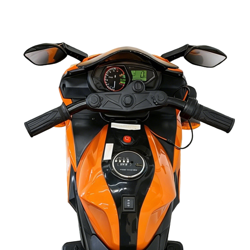 Kids 12V Electric Motorcycle with Trainning Wheels for 3-6 Years Boys Girls