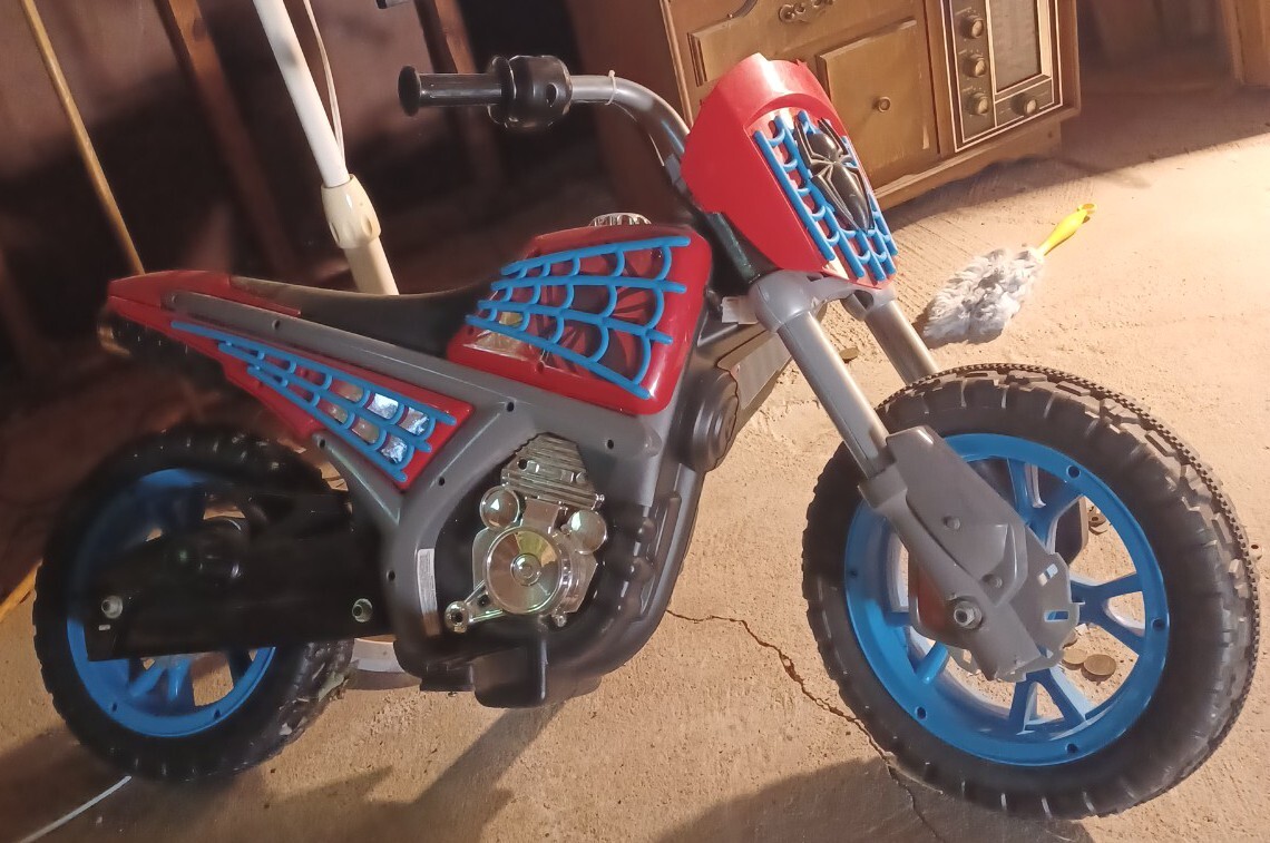 Marvel Spider-Man Motorcycle Electric Ride-On Toy