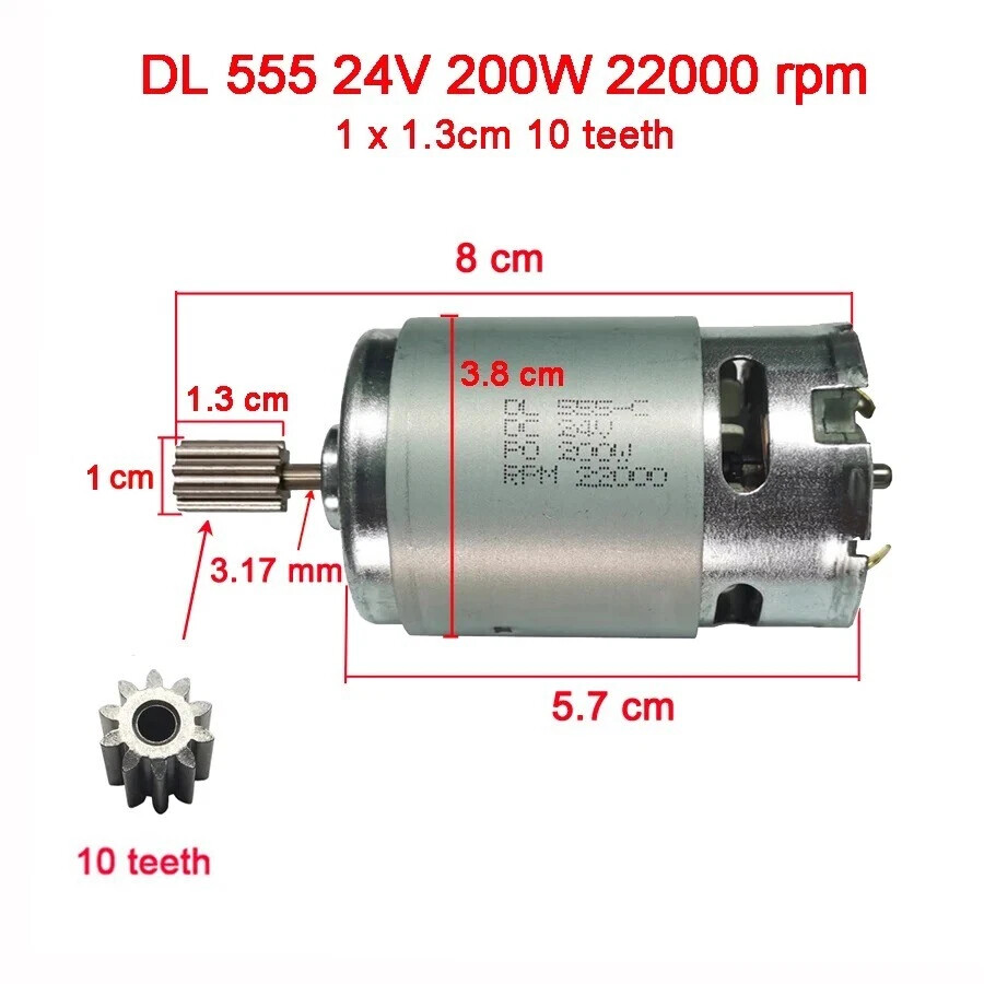555 24V Motors For Children Electric Car Toy DL 555-C 24V High Speed High Power
