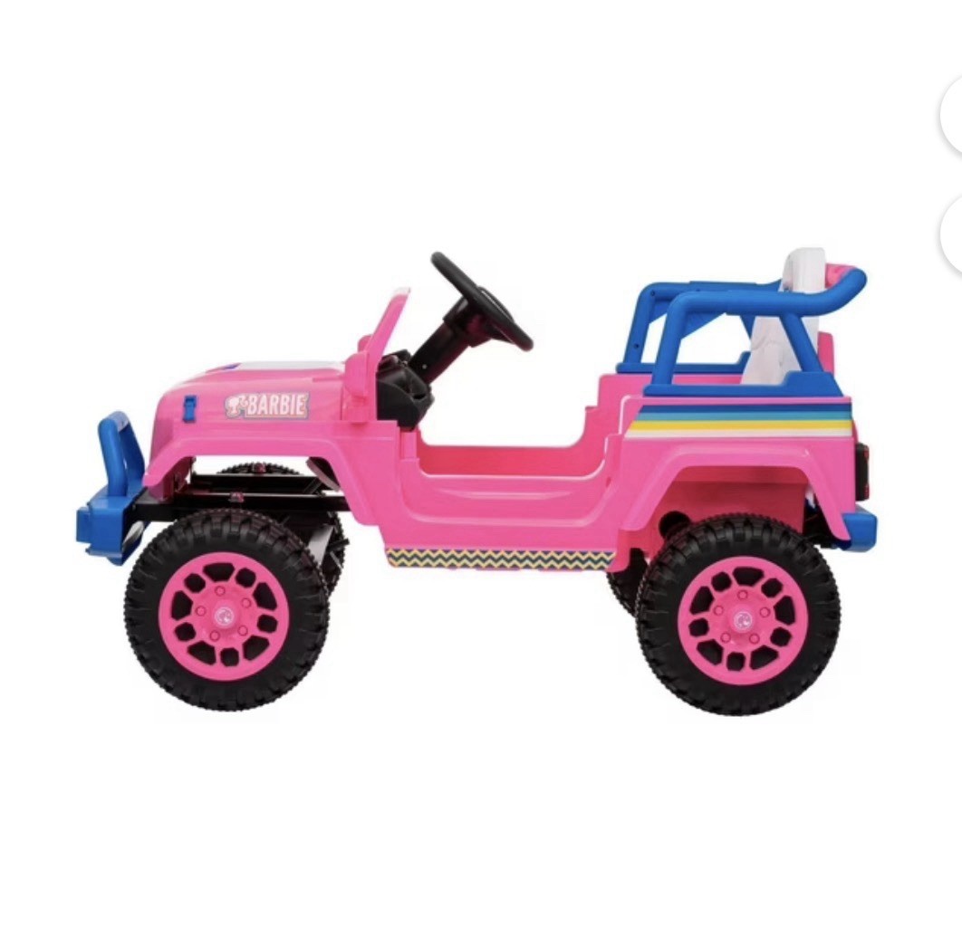 Licensed 12V 1-Seater Rugged Kids Ride-On -Barbie