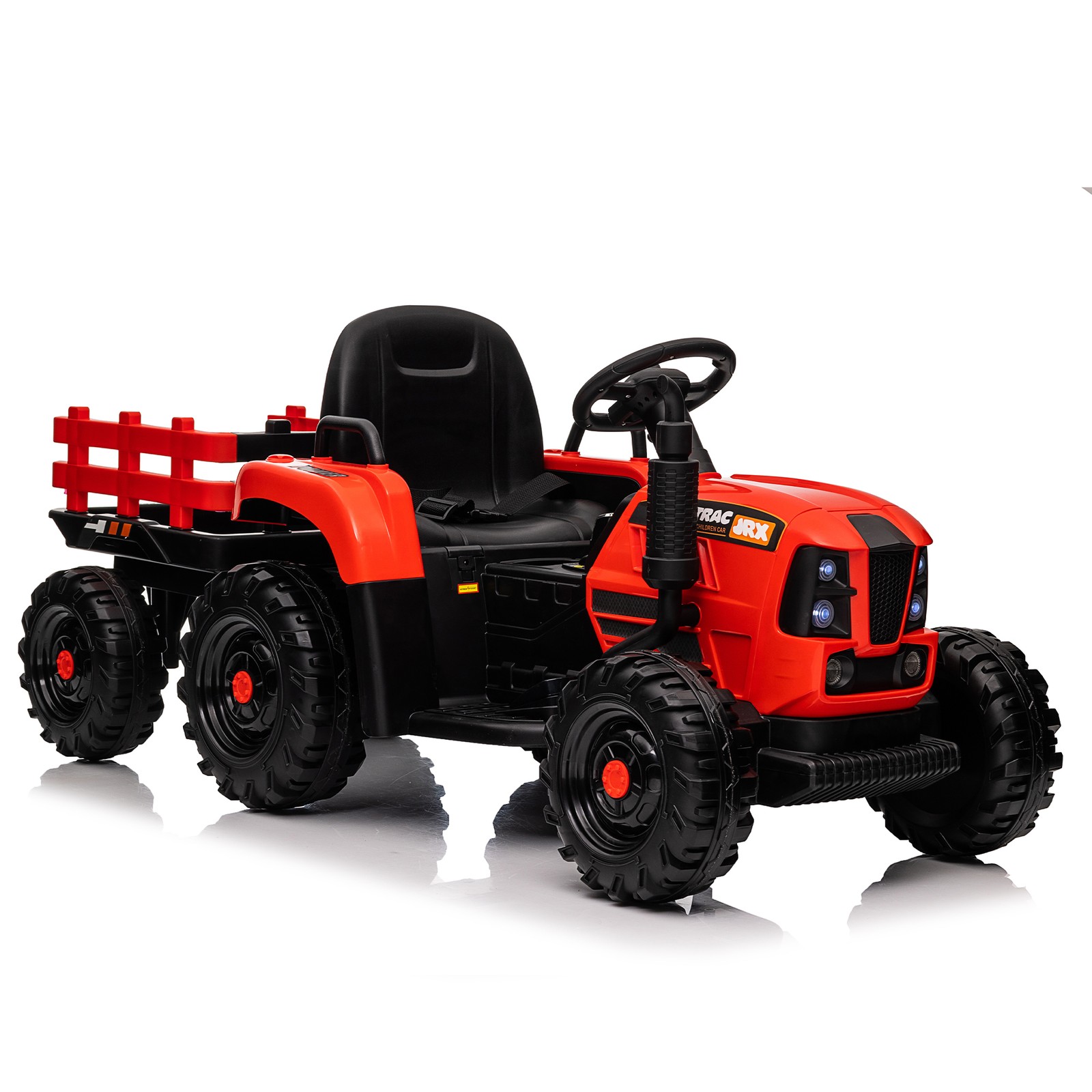 Ride on Tractor 24V 400W Powered Electric Tractor Toy electric car for kids Red