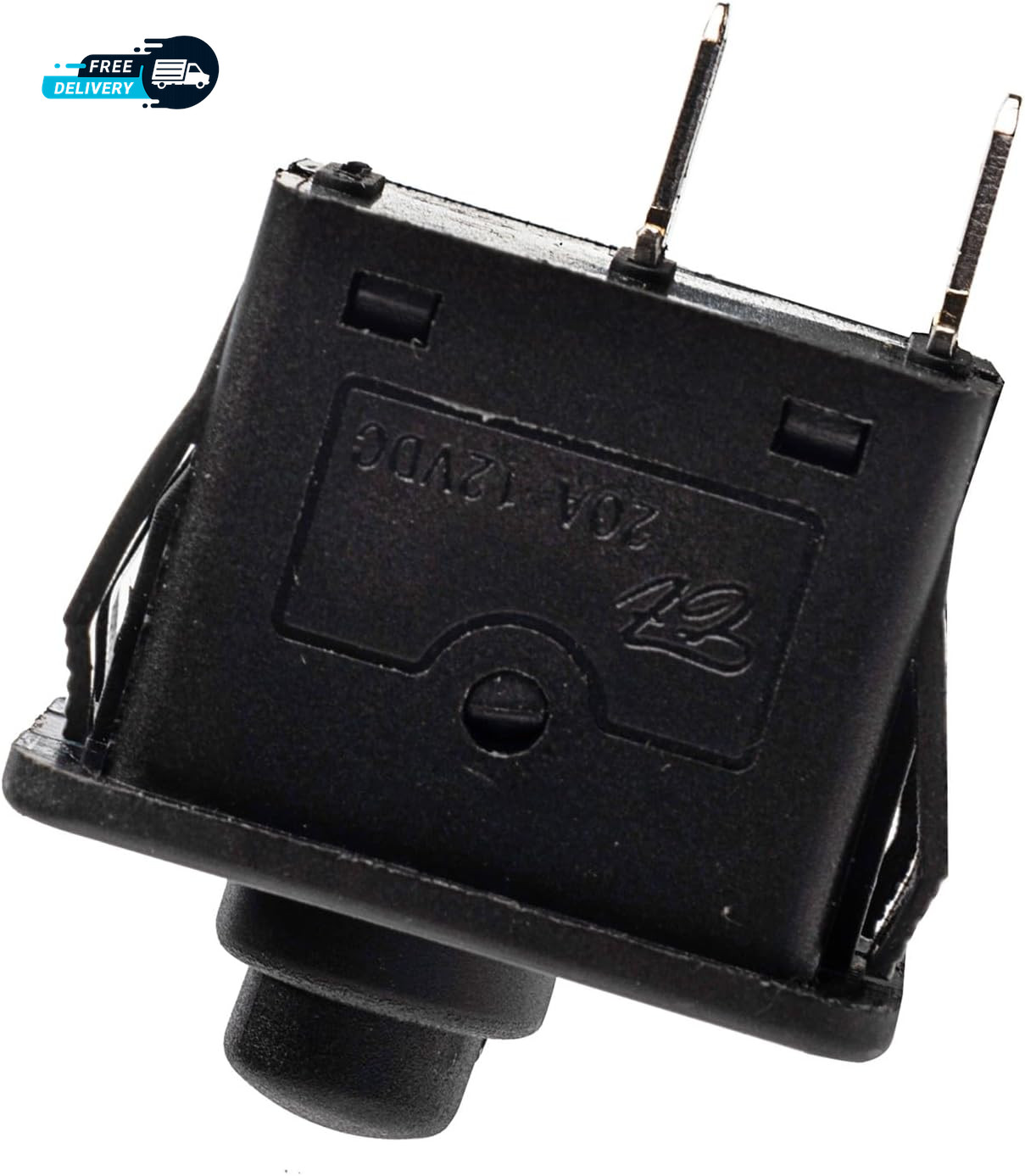 2 Pcs 6Volt 12Volt 2Pin Plunger Type Power Wheel Foot Pedal Switch