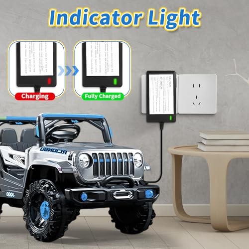 24V Battery Charger for Kids Ride on Toys Class 2 Power Supply Power 24V 1A