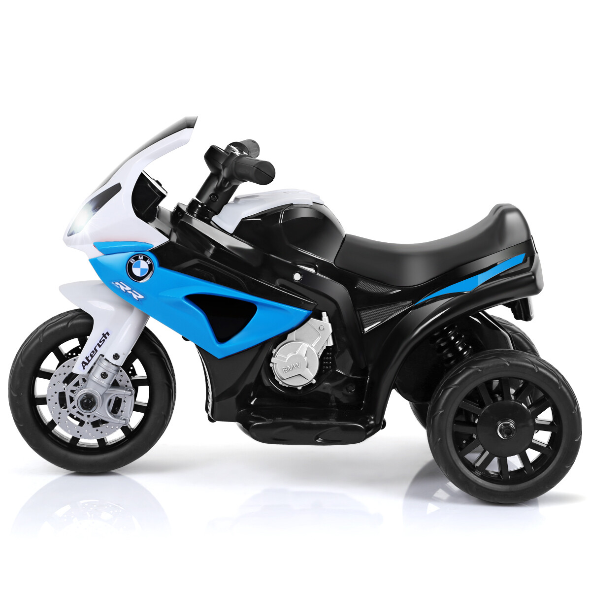 Kids Ride On Motorcycle BMW Licensed 6V Electric 3 Wheels w/ Music&Light Blue