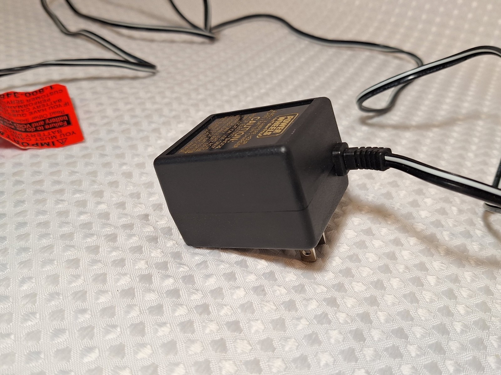 Fisher Price Power Wheels 6V Battery Charger Power Supply 00801-0976 Mod. 040135