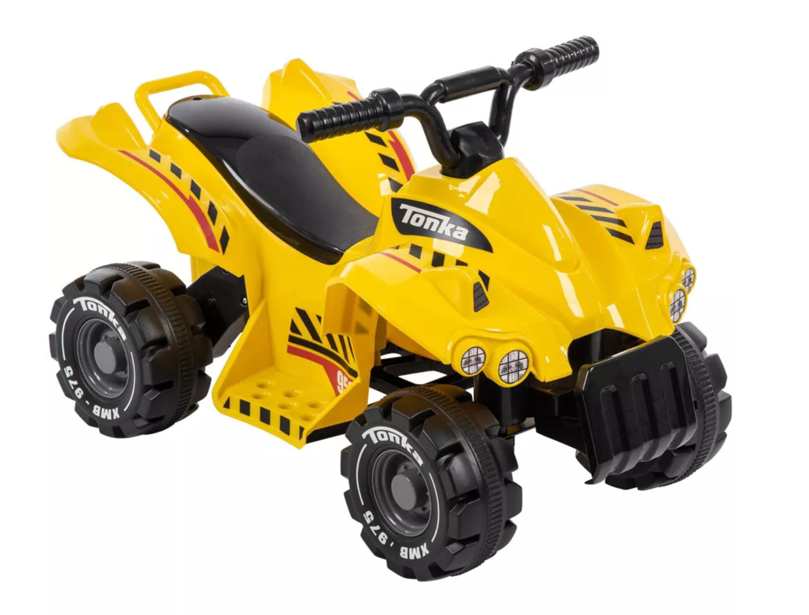 HUFFY TONKA TRUCK BATTERY RIDE-ON QUAD – 6V – AGE 1.5+ YEARS OLD – YELLOW