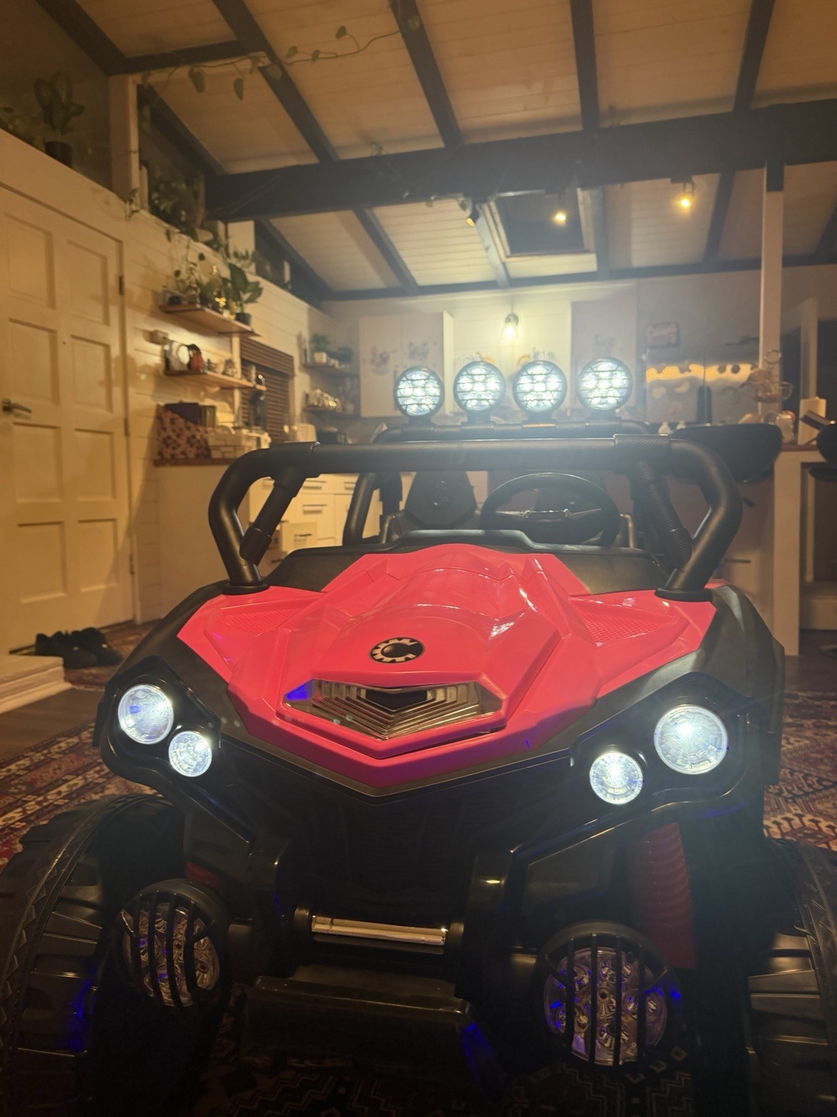 Pink Battery Operated Ride-On Toy Car with Remote Control for Ages 3-7