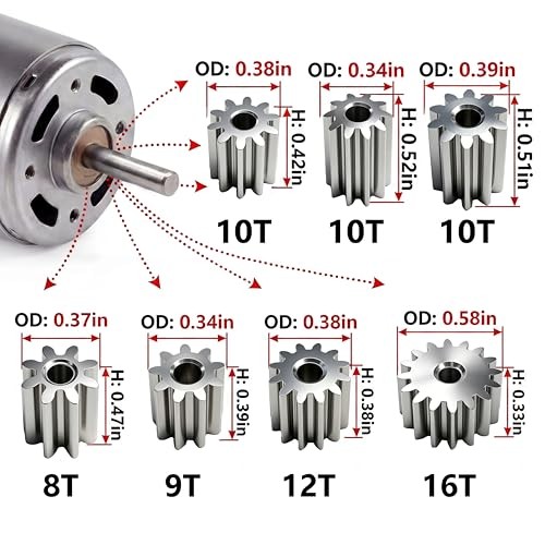 2Pack 18V 21V 24V RS555 30000RPM Fast Drive Electric Motor for 18V 30000RPM